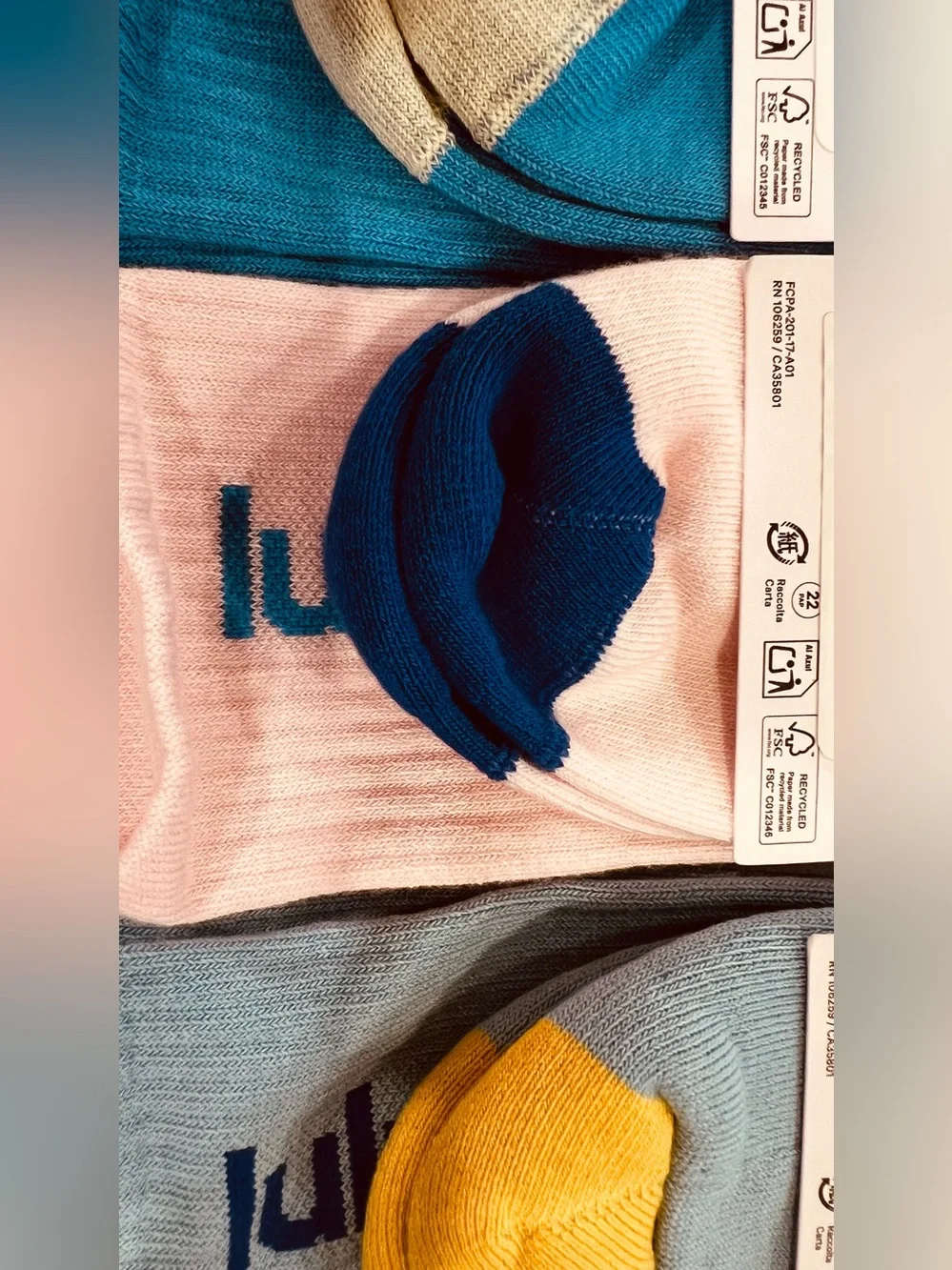 Lululemon Daily Essential Crew Socks XL 3 Pair Bundle Multicolor NWT